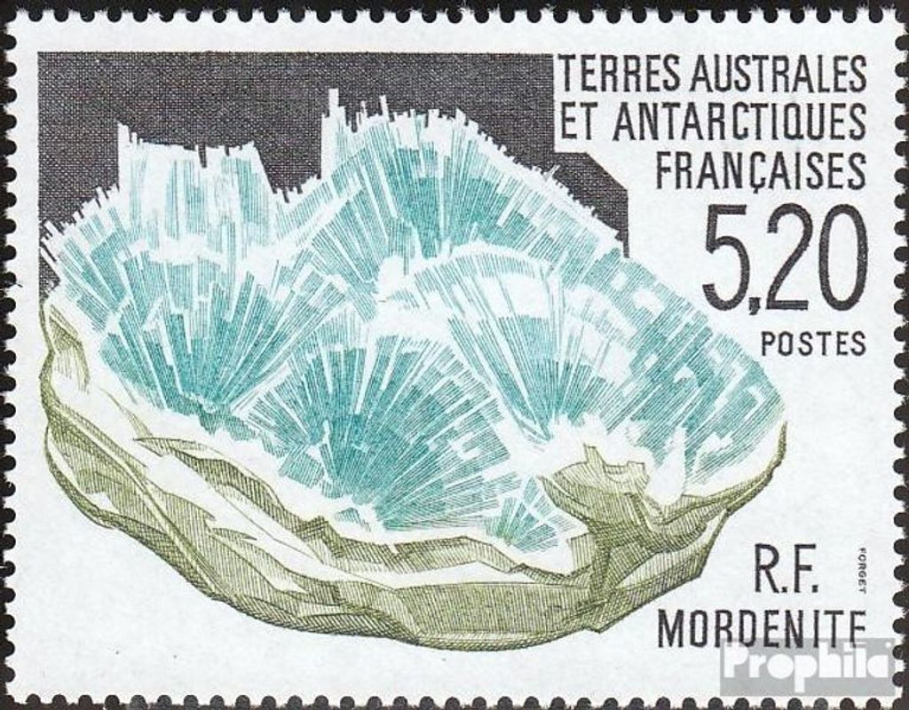 Briefmarken Französ. Gebiete Antarktis 1991 Mi 276 (kompl.Ausg.) postfrisch Mineralien