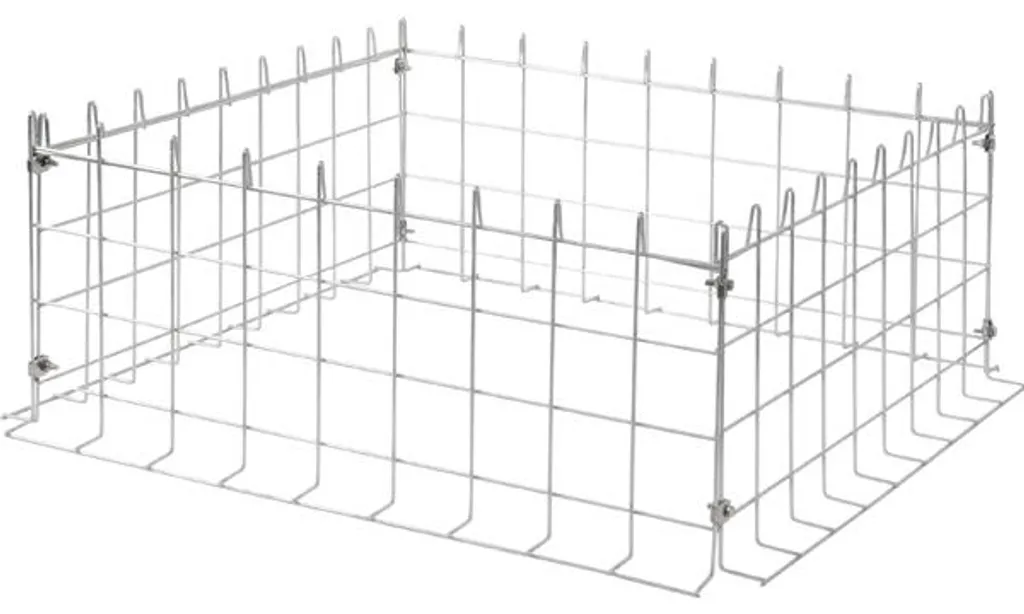 Barrière de sécurité pour cheminée et poêle - Grille grise 90x90x40 cm