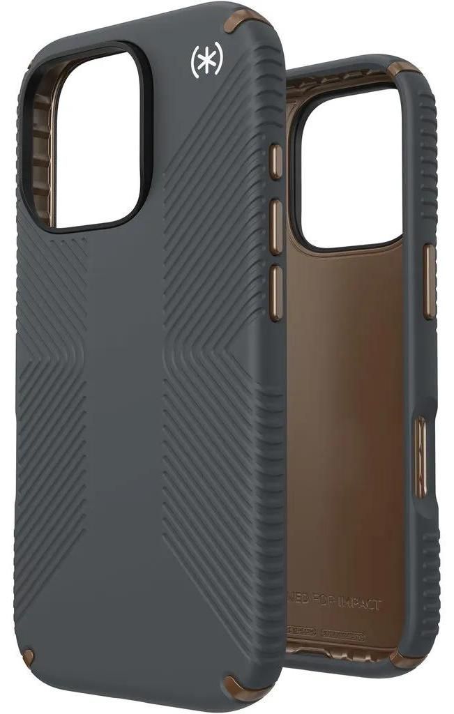 Speck Presidio2 Grip - Etui iPhone 16 Pro (Charcoal Grey / Zdjęcie produktu 