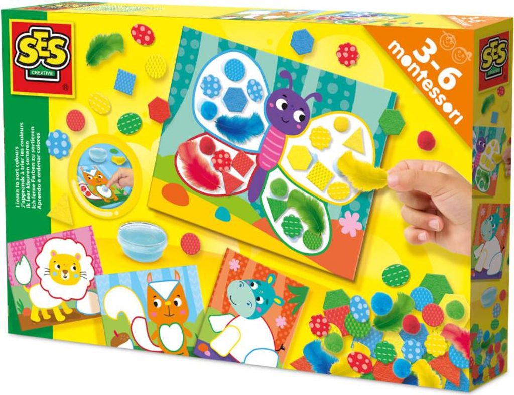 SES Creative 14062 Montessori-Spielzeug Farben und Produktbild 