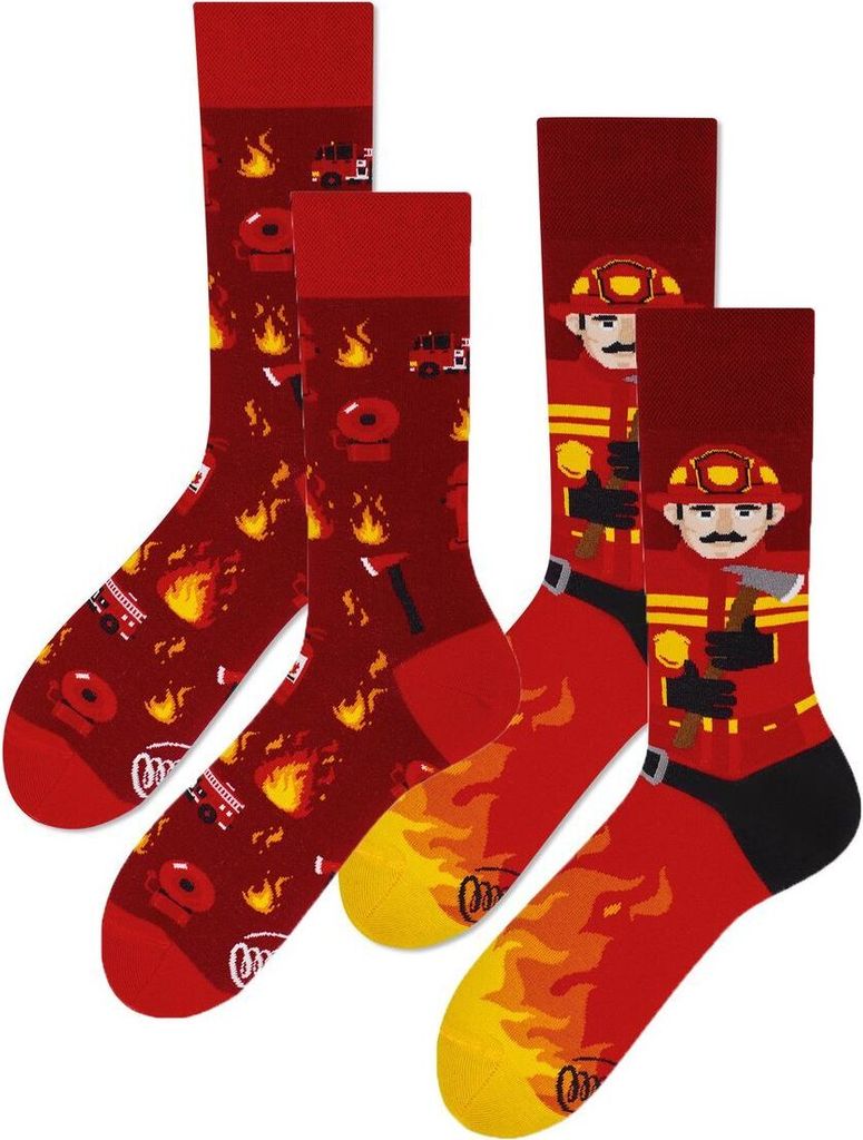 MANY MORNINGS Doppelpack Socken Uni Verschiedene Motive, Produktbild 