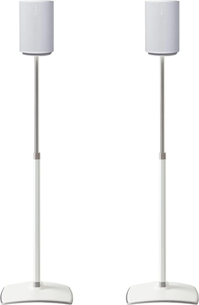 Sanus WSSE1A2-W2 Verstellbare Lautsprecherständer für Sonos Era 100 - Paar - Weiß