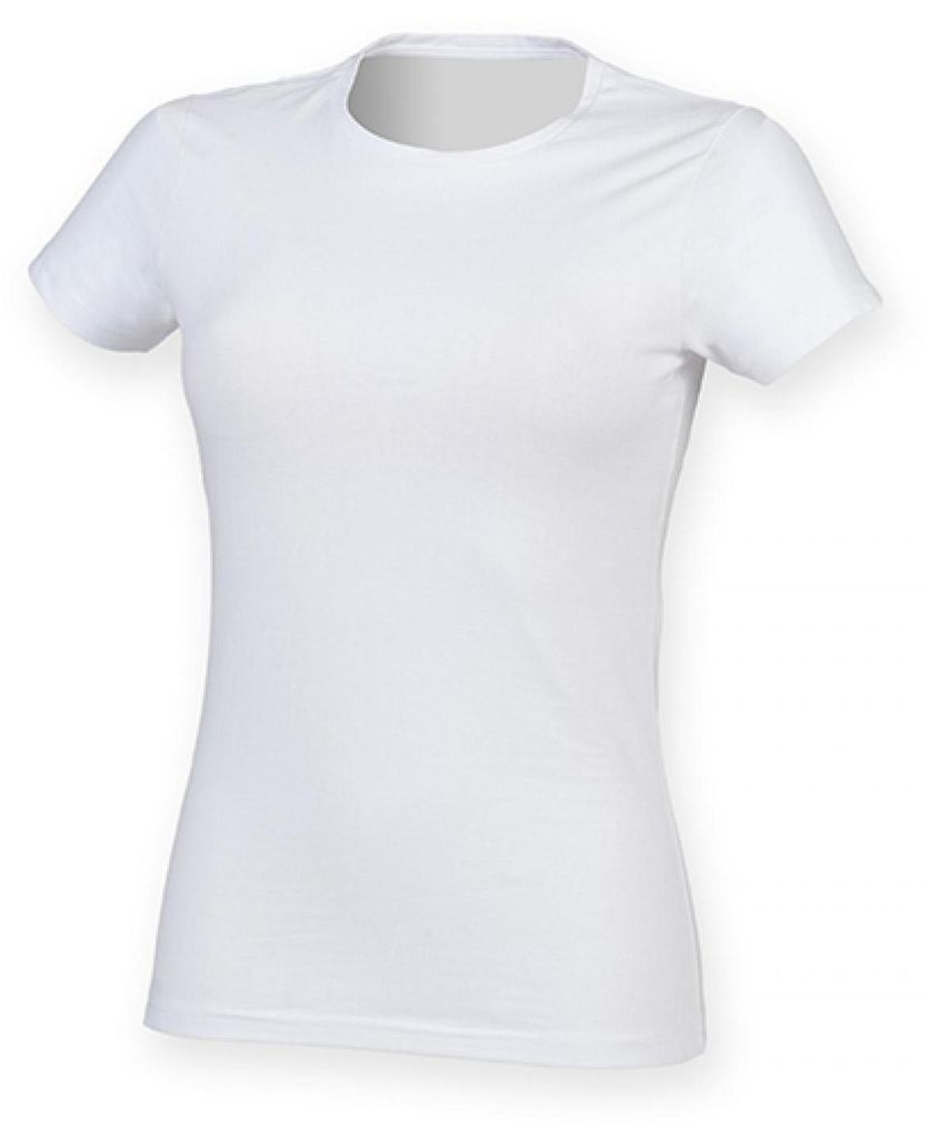 SF Women SK121 | Damen Feel Good Stretch T / weiches Tragegefühl - Farbe: Surf Blue - Größe: XXL