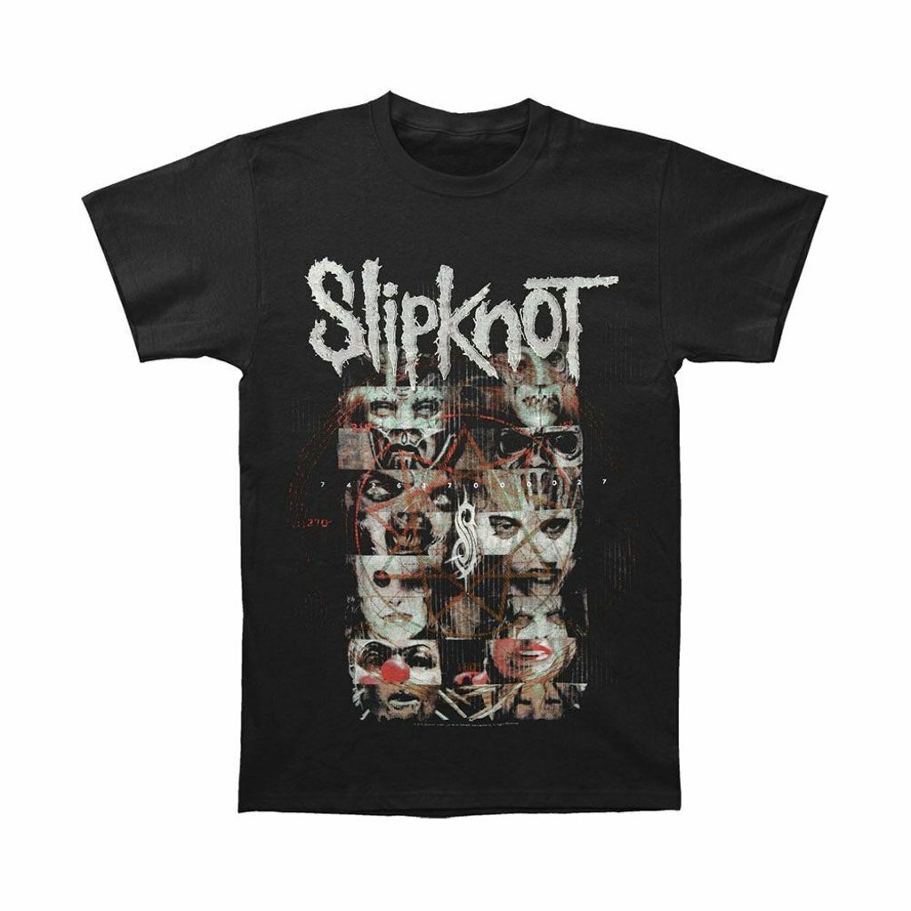 T-Shirt Slipknot Adderall Faceback Officiel Unisexe Blanc - Rock Off