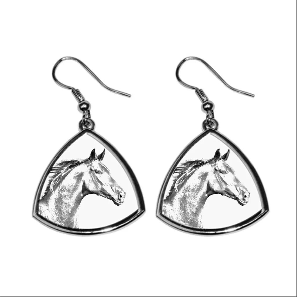 Orecchini Pendenti Zweibrücker Art-Dog | Gioielli Equestri Chic