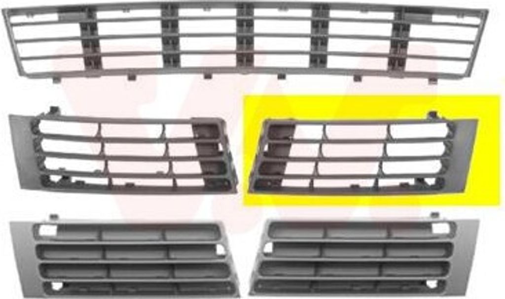 VAN WEZEL Lüftungsgitter Grill Stoßfänger für AUDI A4 Limousine (8D2, B5)