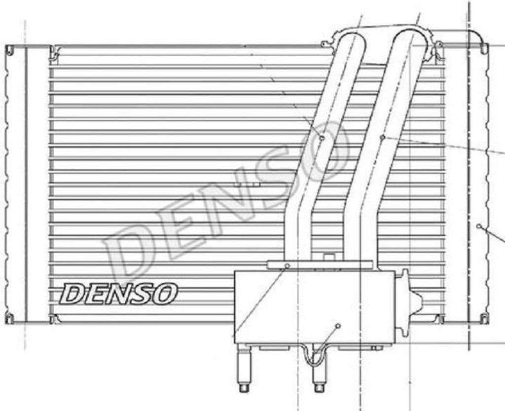 Verdampfer, Klimaanlage DENSO DEV07005