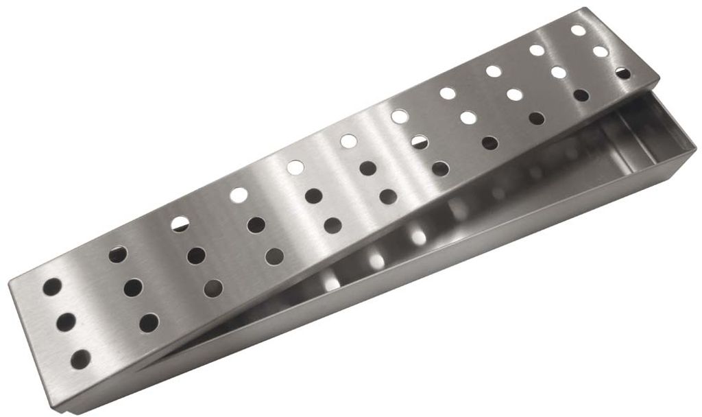 tepro Grillzubehör Edelstahl-Aromabox für Holzkohlen- und Gasgrills