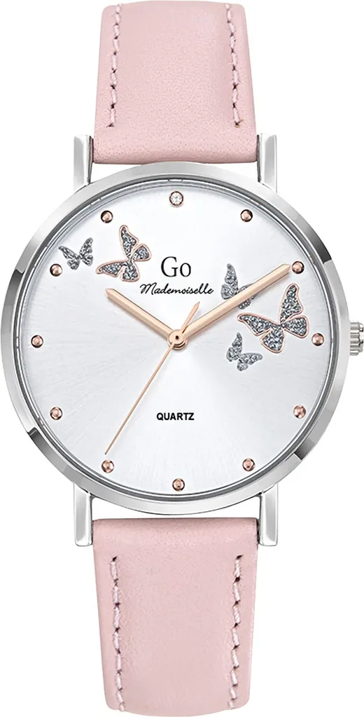 Girl Only orologio da donna con cinturino in pelle GO rosa orologio analogico al quarzo UGO699349