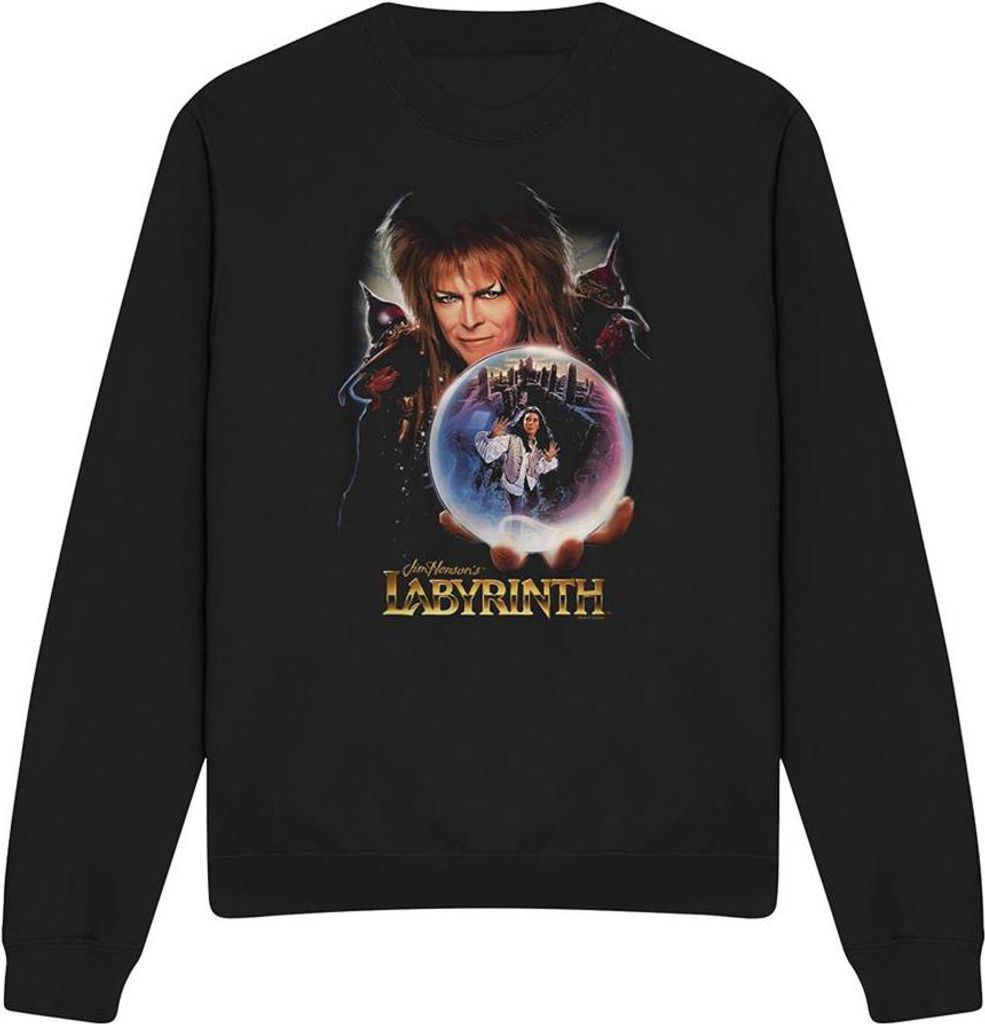 Labyrinth - "I Have A Gift" Sweatshirt für Herren/Damen Uni TV21835 (L) (Schwarz)