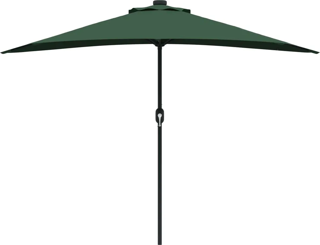 vidaXL Ombrellone da Giardino Verde 294x150cm | Arredo Esterno Robusto - 4