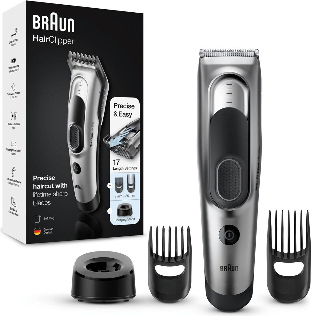 Maszynka do strzyżenia włosów BRAUN HC 5090 zasilanie Zdjęcie produktu 8
