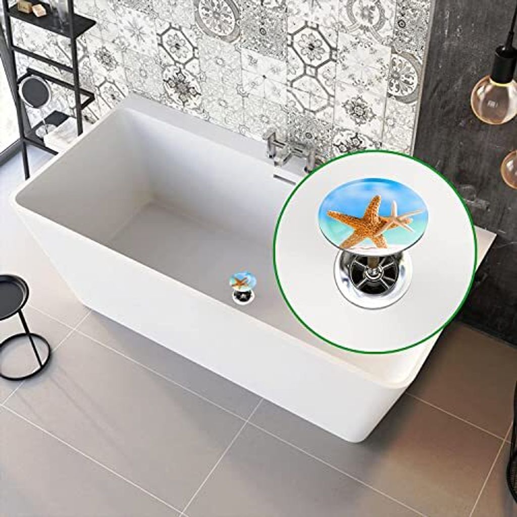 M. ROSENFELD HOME Badewannenstöpsel mit Motiv Seestern - Produktbild 3