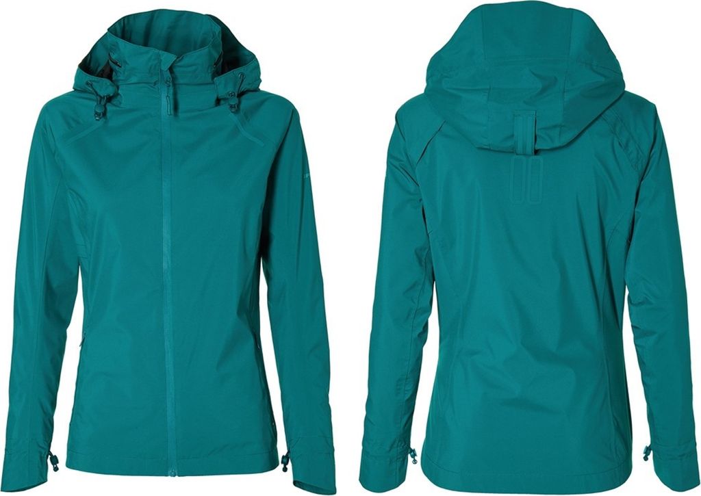 Basil Fahrrad Regenjacke Skane teal green, Gr. S, Damen
