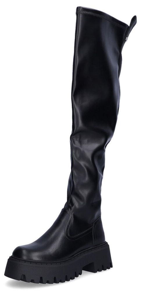 Buffalo Damen Stiefel Aspen Overknee schwarz Produktbild 