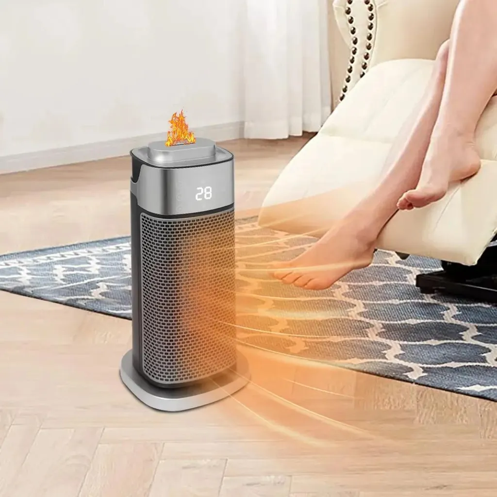 Radiateur électrique anti-air sec 2000W avec minuterie et chauffe rapide