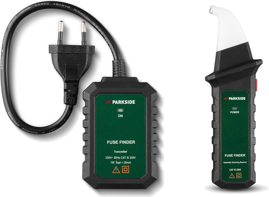 PARKSIDE Sicherungsfinder »PFF 20 A1«, mit automatischer Empfindlichkeitseinstellung