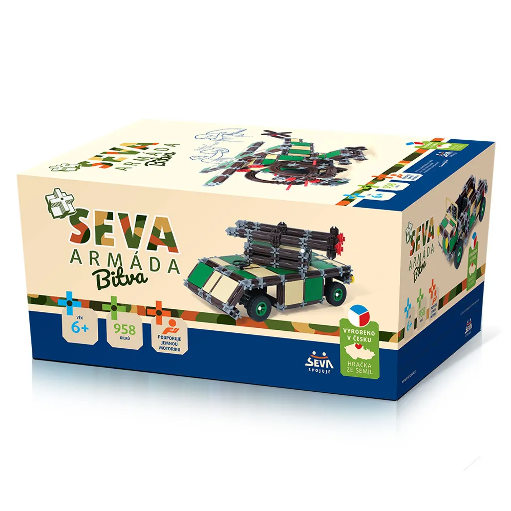 Jeu de construction Armée Bataille pour développer logique et patience