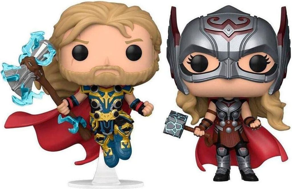 Marvel Thor Love and Thunder POP Pack: Thor & Mighty Thor Figuren