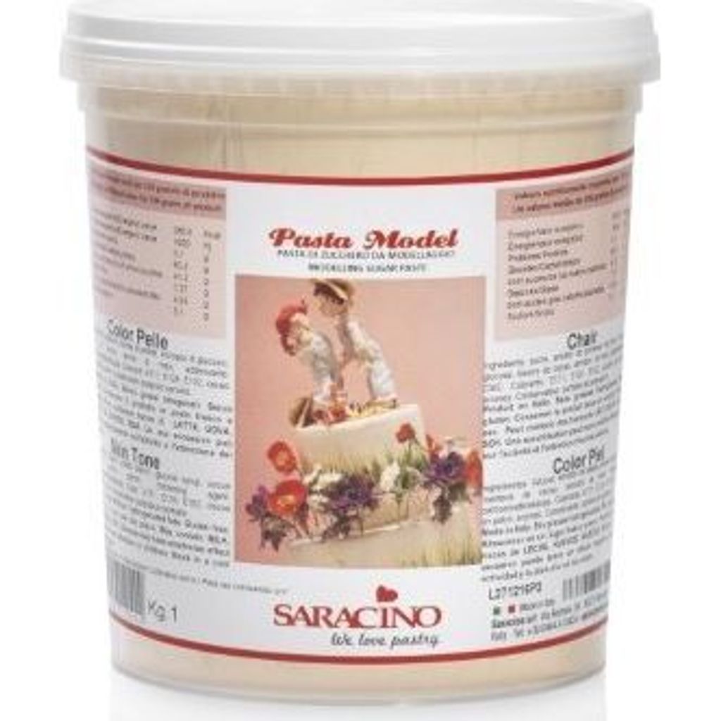 Saracino Modellierpaste Rose-Beige (Hautfarben) 1 kg Produktbild 