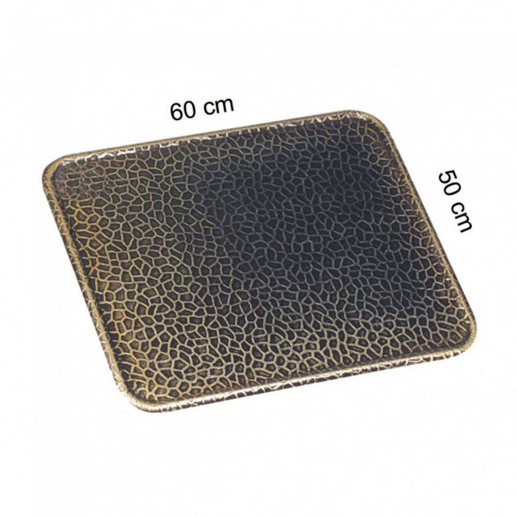 KaminoFlam Bodenblech altmessing 60 x 80 cm 333073
