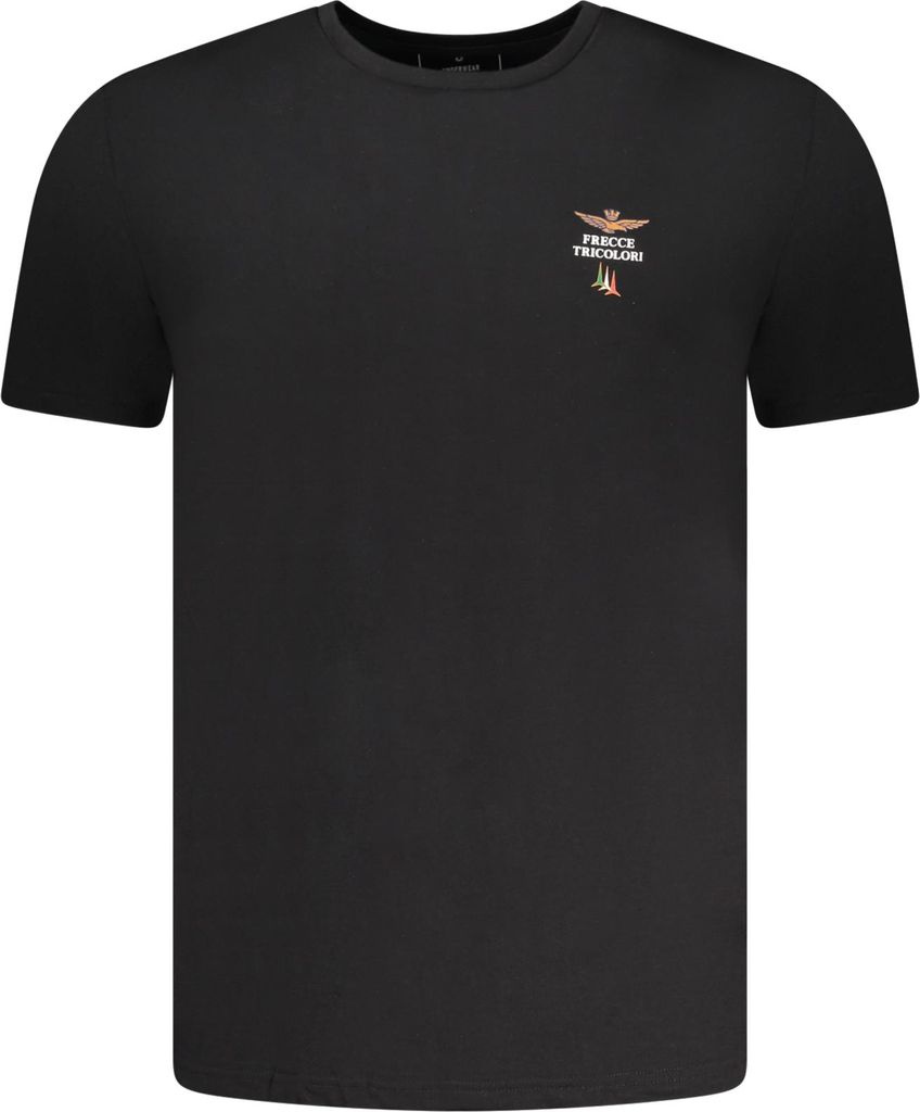 Erweiterbares Herren T-Shirt Schwarz mit Druck und abnehmbaren Details