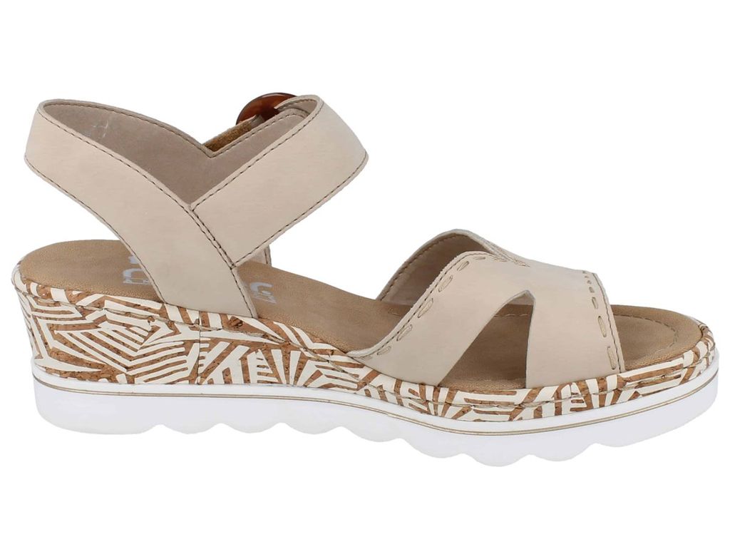 Rieker Keilsandaletten 67173 Damen 31353430373139 Beige 37 Produktbild 84