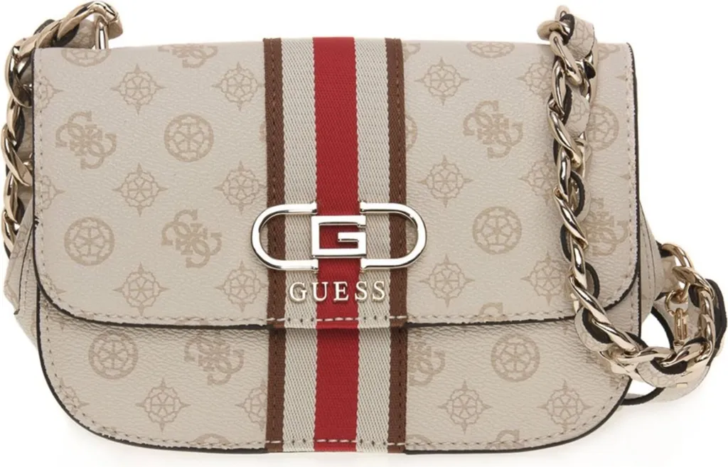 Sac Guess Crg Nelka Crossbody 07200CRG - Sacoche Rose Logotypée Chic