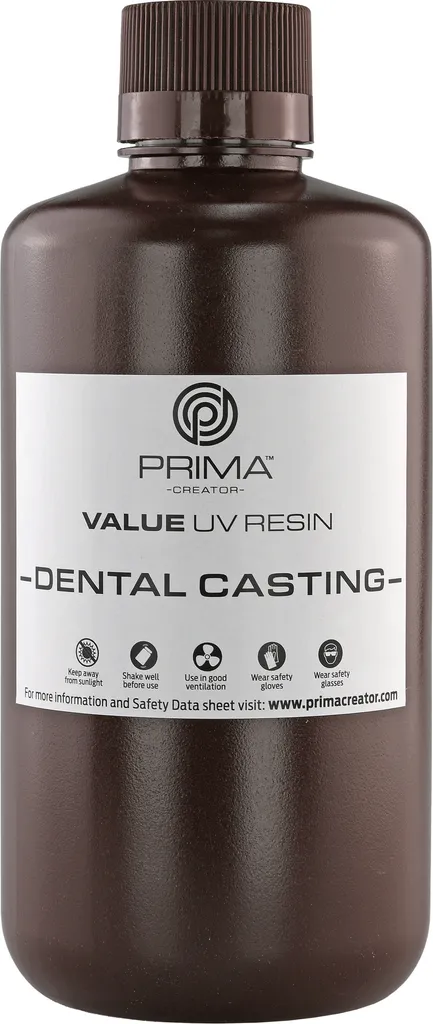Résine Dental Casting PrimaCreator 1 kg - Combustion Propre sans Résidus