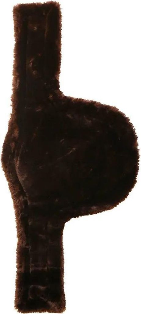 Kentucky Horsewear Gurtschoner Stollengurt Lammfell, Größe:130cm, Farbe:braun