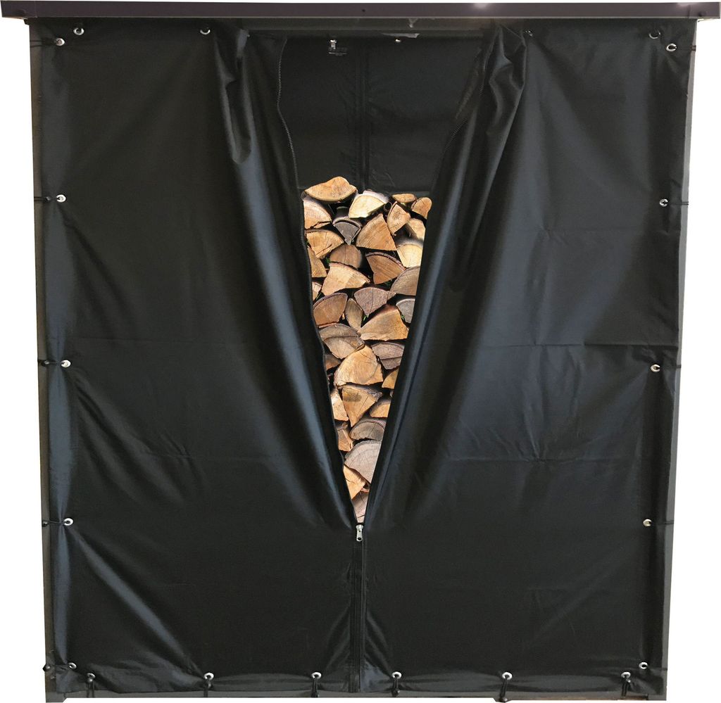 Wetterschutz Set Front- & Rückwand für Kaminholzregal 143 x Produktbild 
