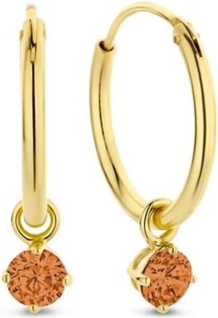 Boucles d'oreilles New Bling 9NB-1208 or hypoallergénique pour femme