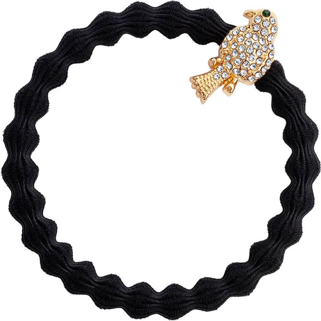 By Eloise London Gold Diamanté Bird Black