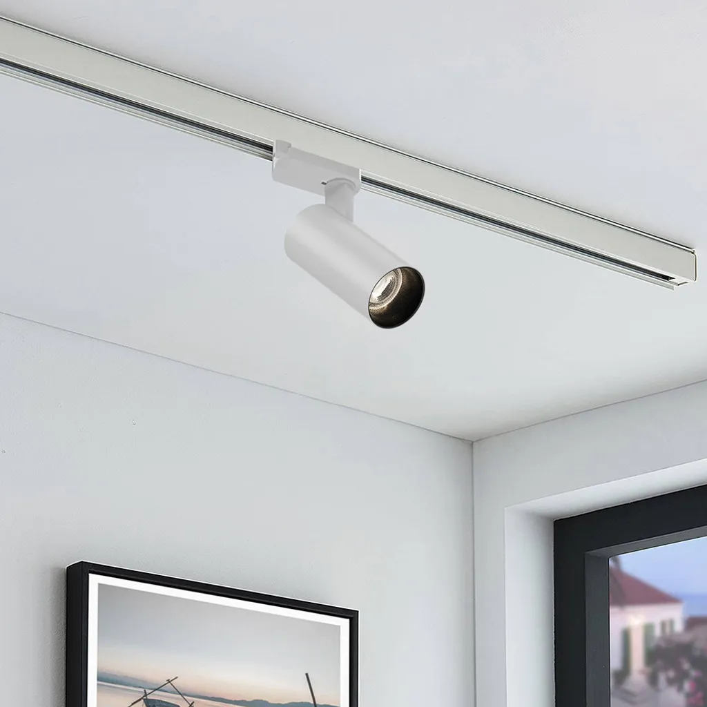 Projecteur LED 30W triphasé blanc 3CCT réglable de 3000K à 6000K - 2