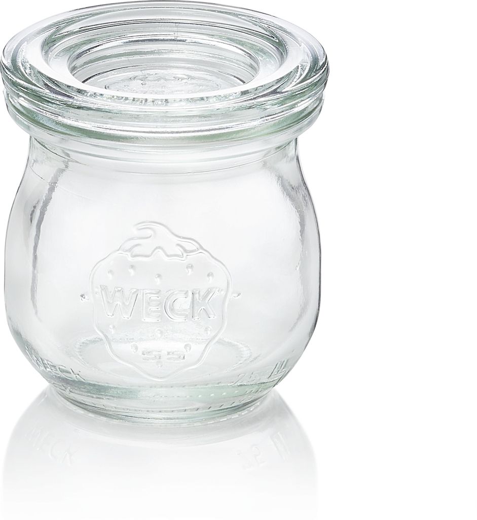 12x Weck Glas Mini-Tulpenglas mit Deckel Tulip 75 ml Produktbild 