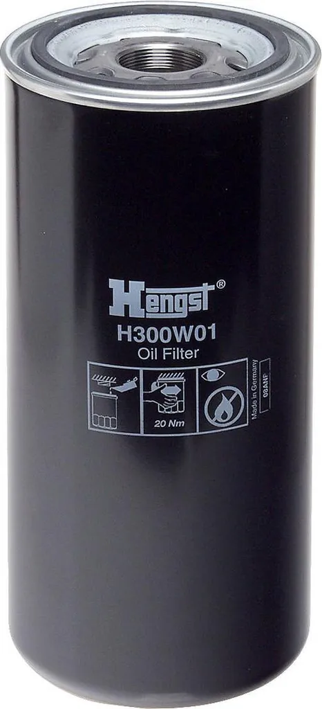 Filtre à huile H300W01 Hengst idéal pour protéger votre moteur au quotidien