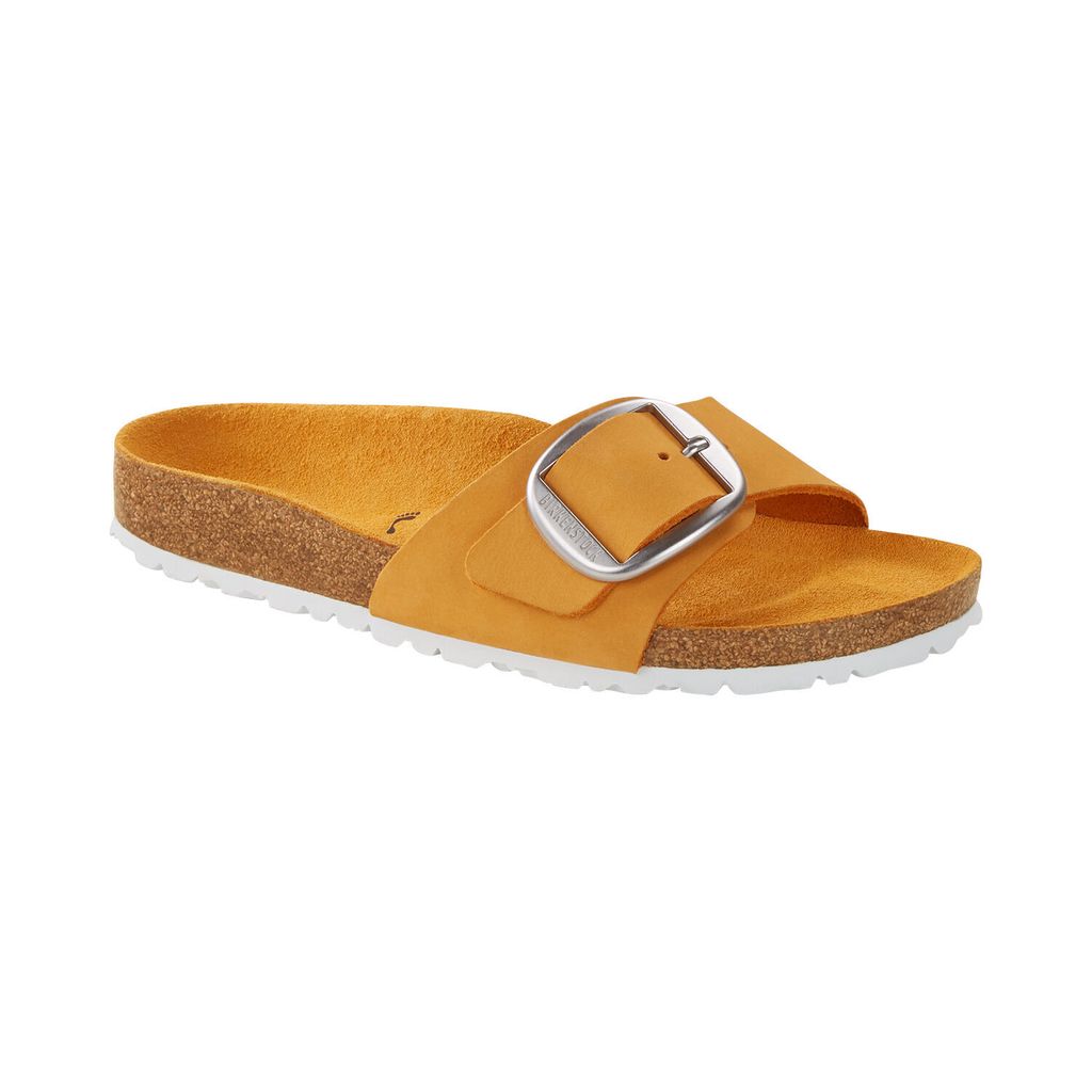 Birkenstock Damen Pantoletten Madrid Big Buckle 19135-36, 19135-37, 19135-38, 19135-39, 19135-40, 19135-41, 19135-42 BIR-1018727 apricot 37