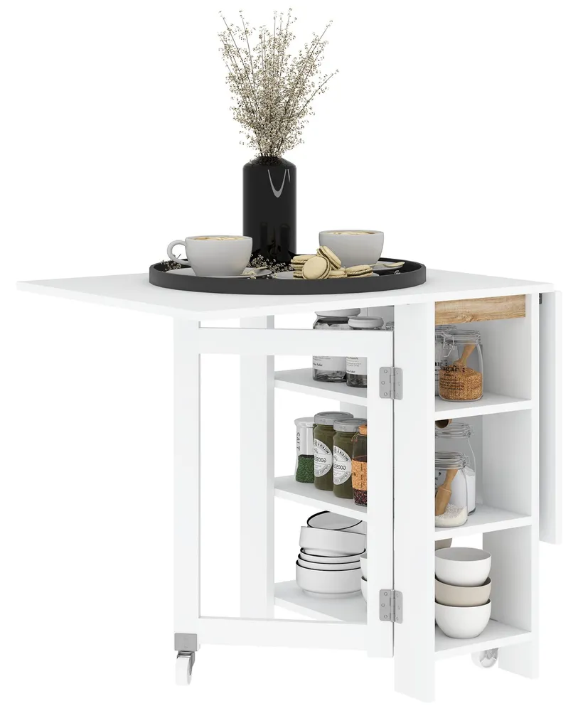 Table de repas robuste 120x60 cm en bois MDF avec design épuré - 2