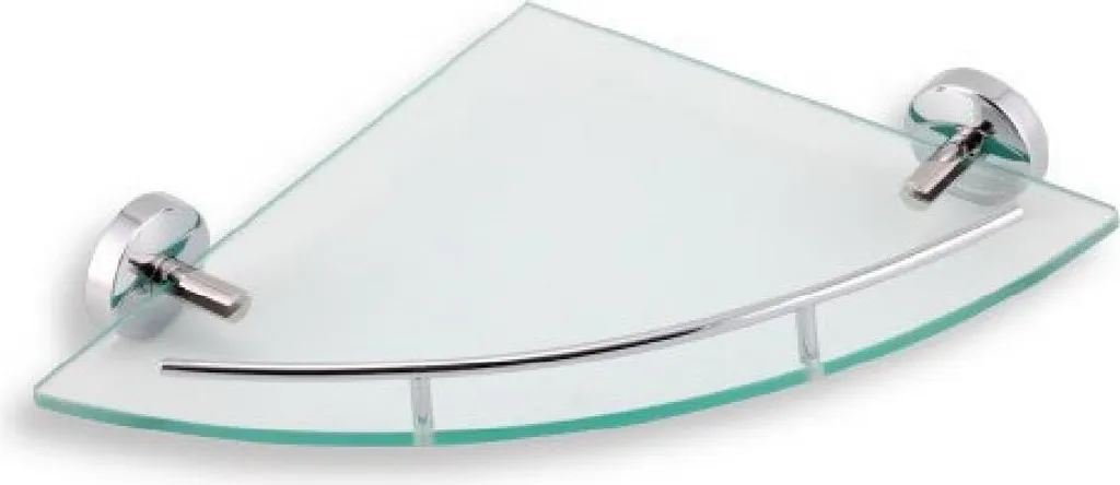 Novaservis Metalia 11 Tablette d'Angle Chromée 0158,0 avec Tringle