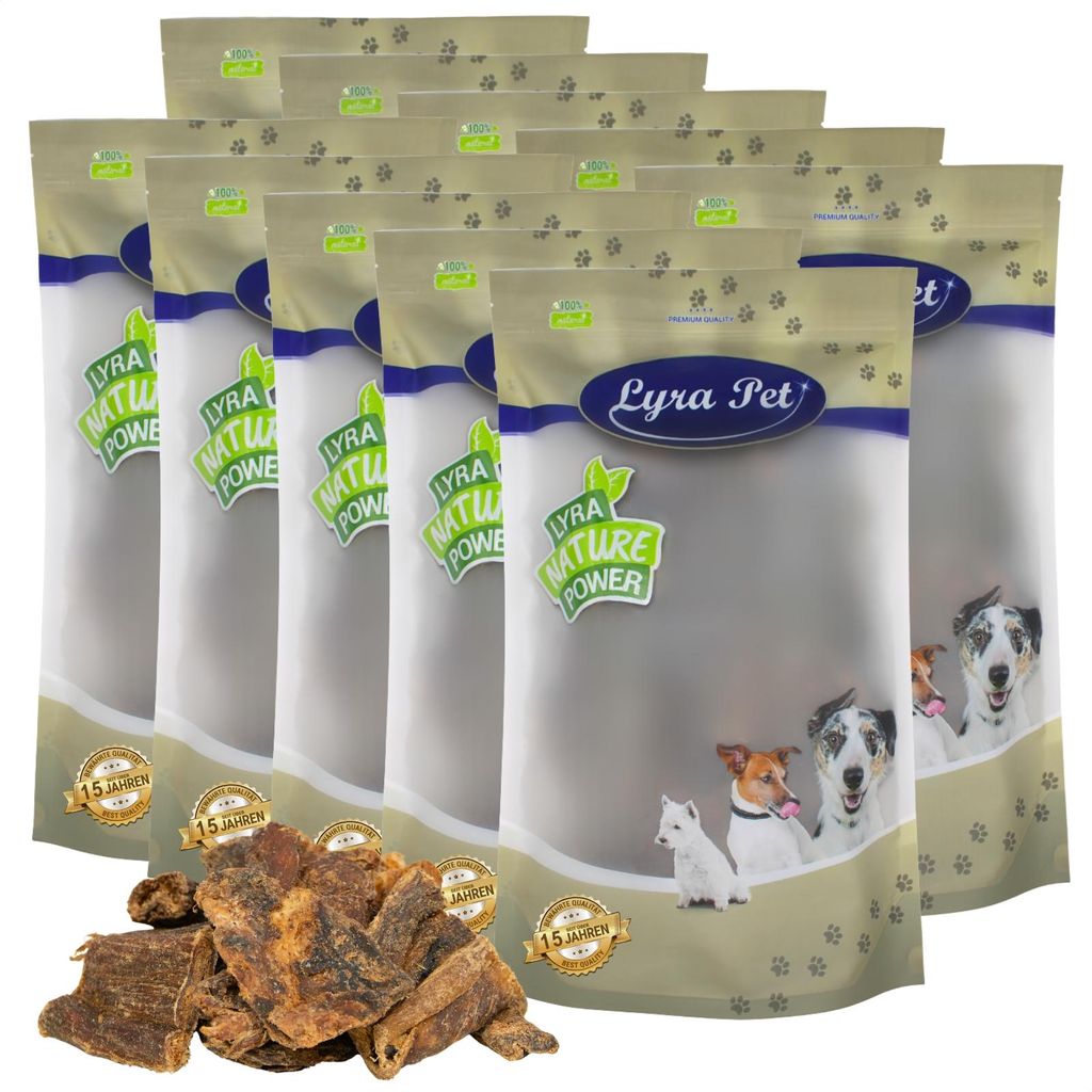 Lyra Pet® Leckerli für Hunde aus getrocknetem Rinderherz, Produktbild 
