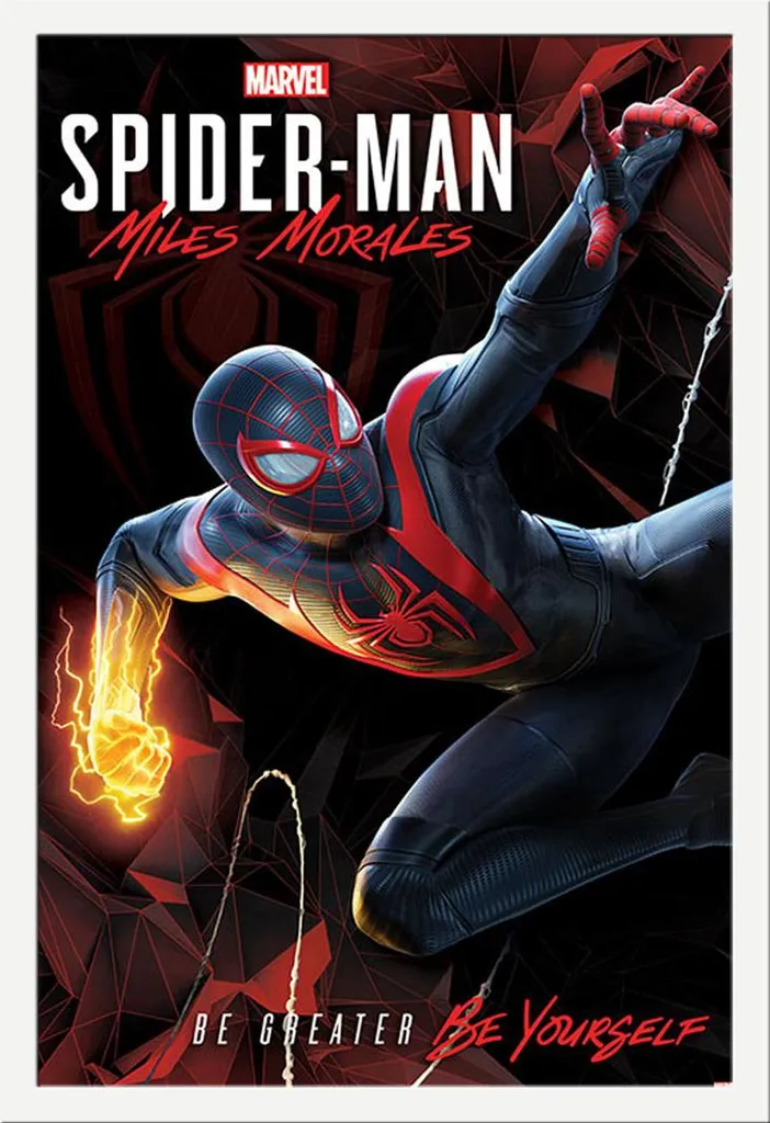 Poster Spider-Man Miles Morales Encadré Shinsuke : Fini les Murs Vides