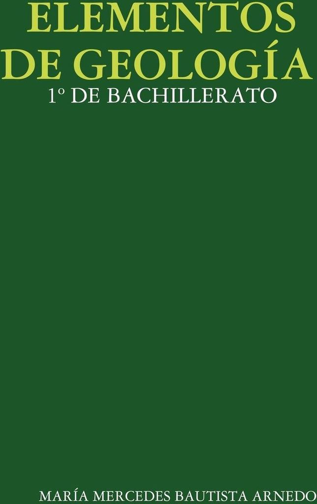 Elementos De Geología 1o De Bachillerato