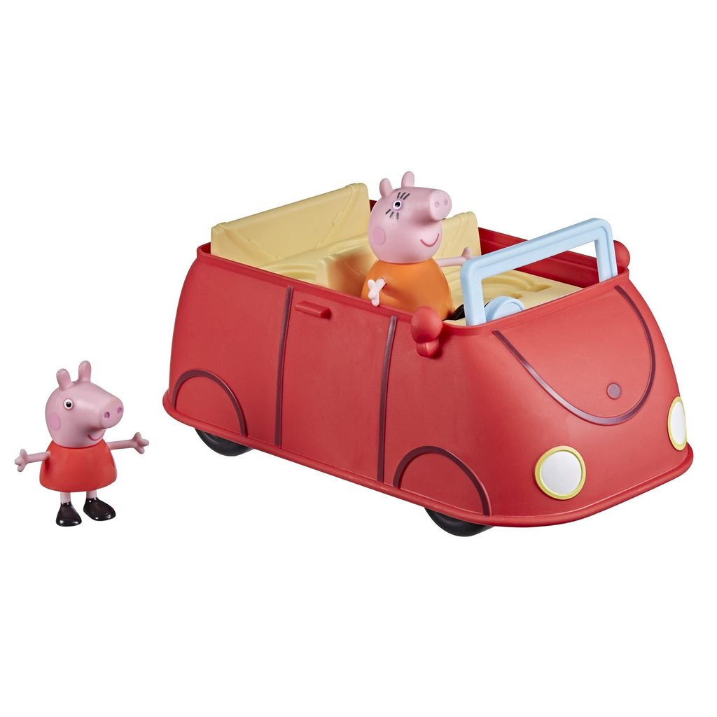 Hasbro PEP czerwony samochód rodzinny z 2 figurkami Zdjęcie produktu 