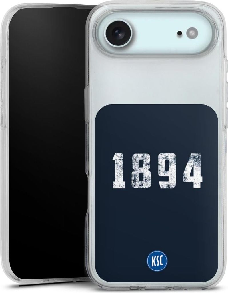 DeinDesign Handyhülle für Apple iPhone Air Silikon Hülle Case Smartphone Schutzhülle Bundesliga KSC Karlsruher SC