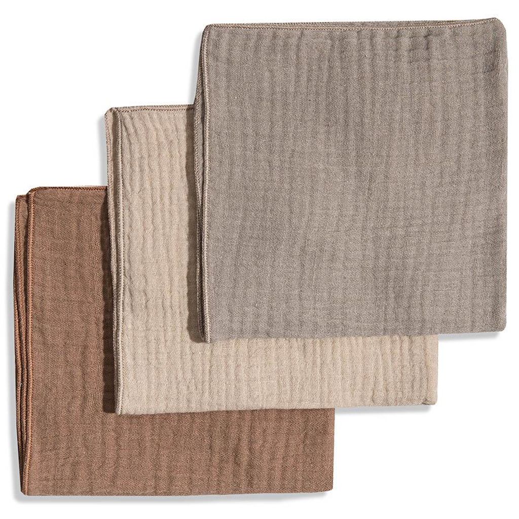DOLCE SONNO 3Pack Babywindeln aus Baumwoll-Musselin PREMIUM Produktbild 