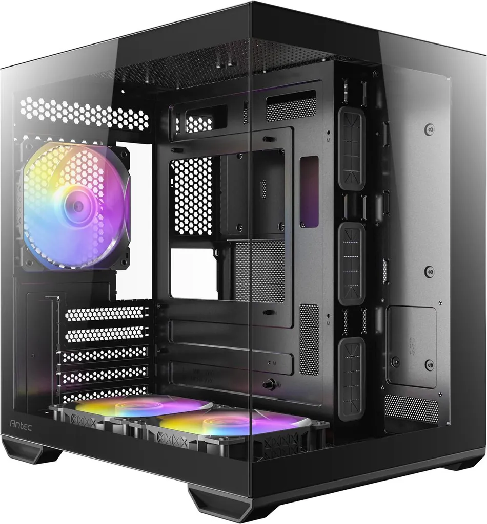 Antec CX60M ARGB Boîtier PC Micro-ATX Mini-ITX Noir au format Retail - 8