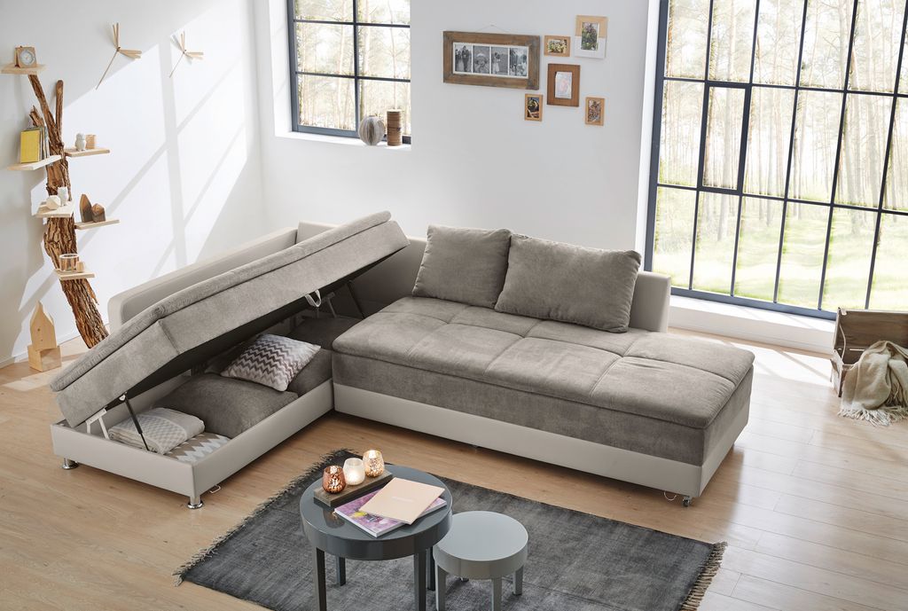 ECKSOFA-DAUERSCHLÄFER Doppelbett 306/223/95 cm Boxspring Produktbild 3