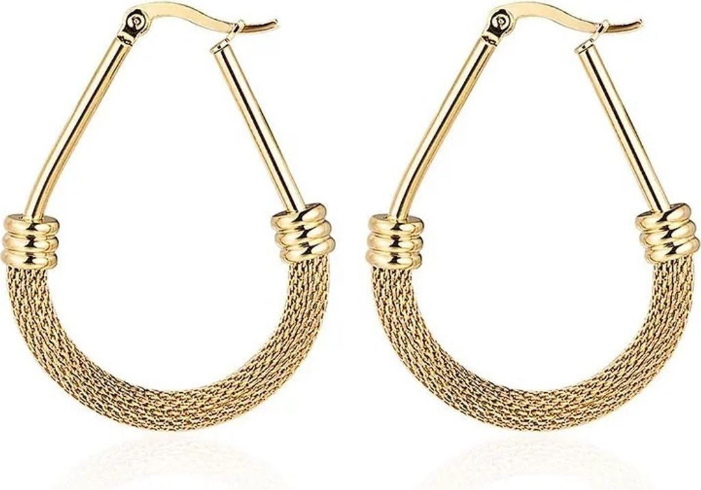 Aloise Ohrringe in Gold – Trendiger Schmuck für empfindliche Haut KP28373