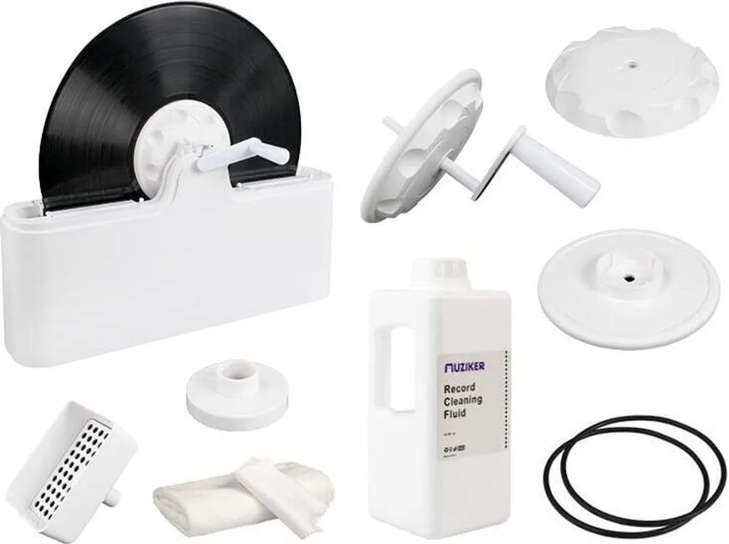 Muziker MUZR12C Nettoyeur de vinyle manuel haute précision anti-trace