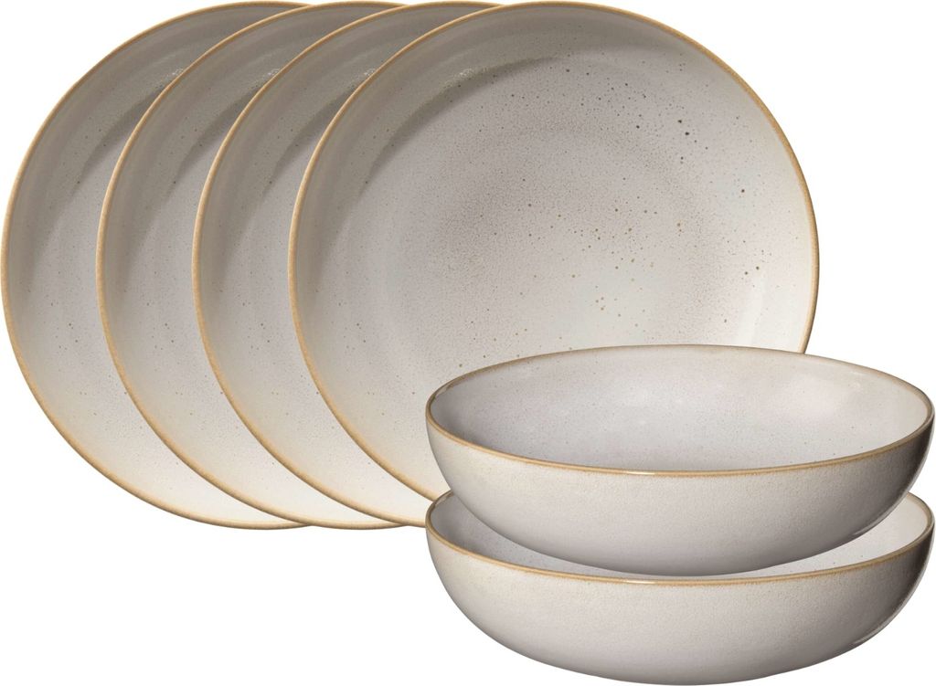 ASA SAISONS Pastateller sand 21 cm Set6
